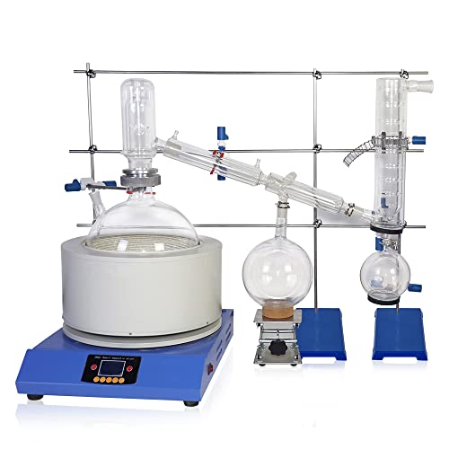HNZXIB 20L Destilacija kratke staze s rotacijskom vakuumnom pumpom i 5L kupatilo sa niskom temperaturom