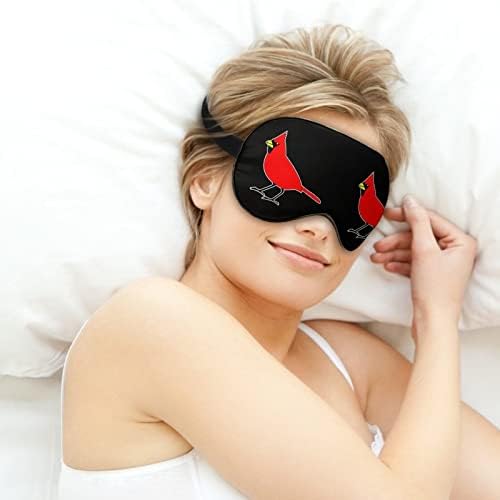 Sjeverna kardinalna maska ​​za spavanje ptica izdržljiva zasljepljuje mekana maska ​​za meke za oči