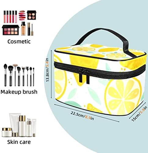 Citrus žuti limunski voćni šminku toaletni torba za toaletnu kozmetički torbica za žene za žene