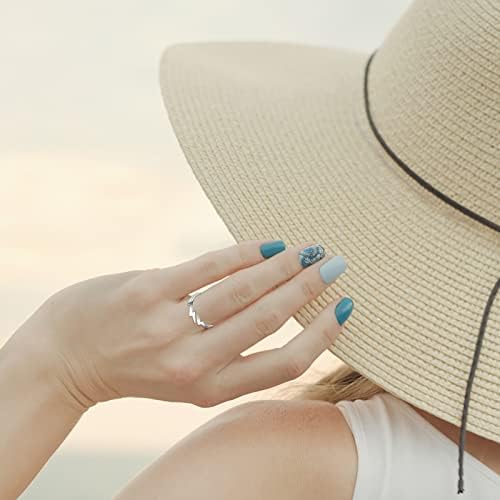 2023 NOVO Pogodno za moderan i osjetljiv oblikovan podesivi prsten za prste ženske plemiće