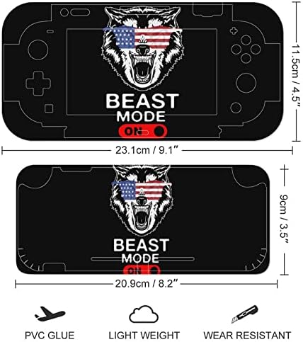 Beast Mode na Us Wolf Switch naljepnici za kožu s punim omotom naljepnica sa zaštitnom folijom