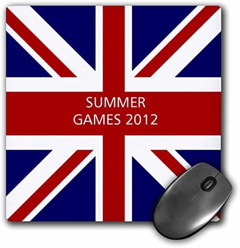 3Droza LLC 8 x 8 x 0,25 inča jastučić za miš, ljetne olimpijske igre u Velikoj Britaniji