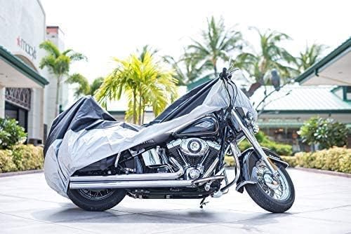 XYZCTEM All Season Crni Vodootporni poklopac za motocikl za sunce, odgovara do 108 motora