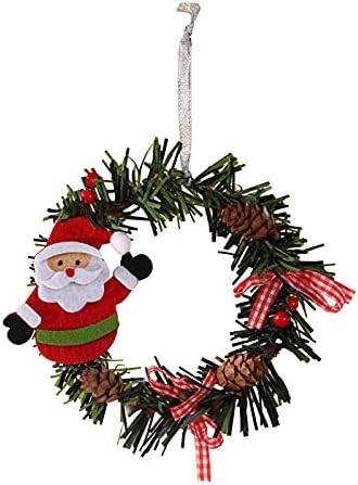 Mali suncokret vijenac Božićni vijenac Rattana vijenac božićna vrata ukras na vratima Božićno stablo Prozor Zidni odmor Dekoracija Božićne ukrase na otvorenom