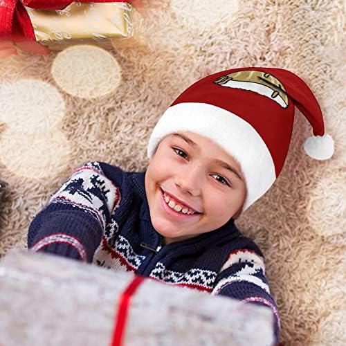 Slatka riba Sushi plišani Božić šešir Naughty i lijepo Santa kape sa pliš obodom i Comfort Liner Božić