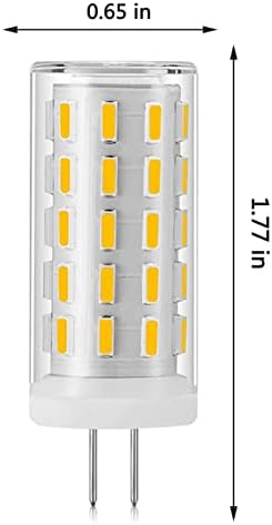 Xianfei 6 kom G4 LED sijalica, G4 Led Sijalice 5w bez zatamnjivanja, ekvivalentna 50W halogena sijalica, Ac110-240v, 500lm, ugao snopa od 360°, ušteda energije G4 bi-pinske sijalice