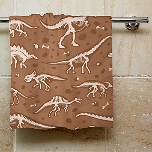 Kosti dinosauruaru za ručnik premium ručnika krpa za pranje za pranje za hotelske banje i kupaonicu