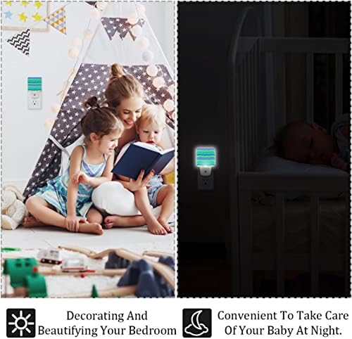 2 paket Plug-in Nightlight LED noćno svjetlo zamislite sliku, senzor sumraka do zore za dječiju sobu kupatilo,