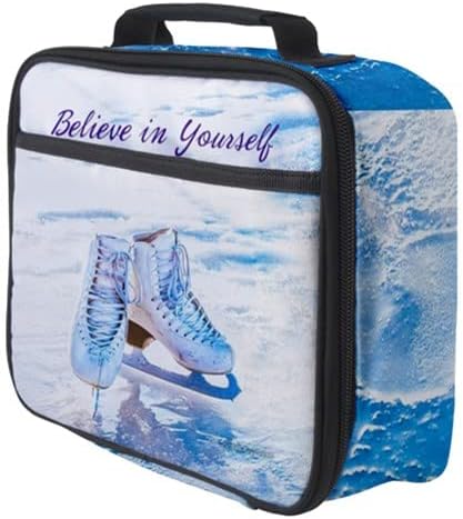 Umetničko Klizanje inspirativna kutija za torbe za ručak Vjerujte u sebe klizačica obrok torbica za