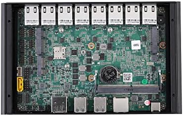 InuoMicro Mini PC zaštitni zid Linux Centos G4305l8-S2 sa ugrađenim procesorom od 4305u, 2.2 Ghz bez ventilatora 8 i225v 2.5 G LAN, Mašina za zaštitni zid sa dva jezgra