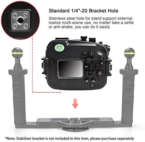 Morske žabe Podvodne kamere Kompatibilan sa Canon EOS M6 Mark II 28mm IPX8 40m / 130ft Maksimalna