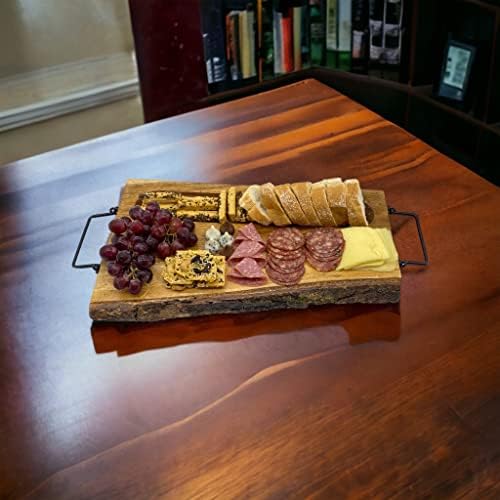 Wrightmart rustikalna drvena šarcurijska ploča, aromativna užitak za ljubitelje sira i maslina,