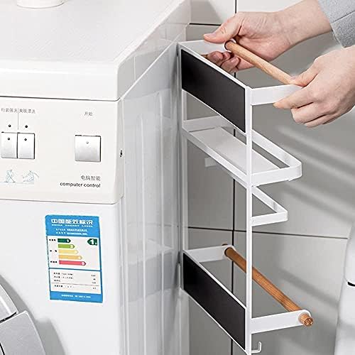 DIJIAMU držač kuhinjske role sa slobodnim stojećim magnetom polica za frižider sa policama papirni