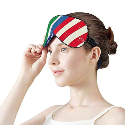 Američka južna Afrika zastava Mekana maska ​​za oči efektivna maska ​​za spavanje Swlica Comfort