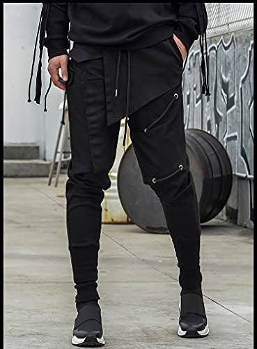 Mokewen Muški Jogger Cargo Techwer Streetwear Ankle Casual Harem pantalone sa džepom