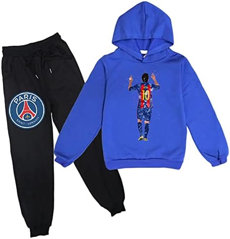 Bootfu tines Boys CasualshirtsHedshirtsHotshirts sa kapuljačom Lionel Messi trenerke lagane pulover i jogger