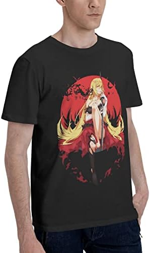 Monogatari Serija Anime Shirt Muška Pamuk T Shirt Posada Vrat Casual Tops Tees