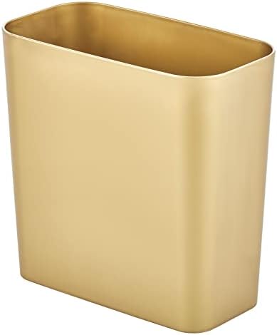 Mdesign Mala plastika 1,8 galon kante za smeće kanti za smeće za kupatilo - Slim smeća otpad kanta