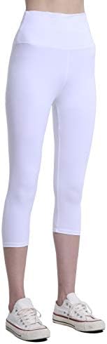 Bopova visoke strukske kafite za žene za žene - meke neprozirne vitke trbuške kontrole joga hlače za vježbanje