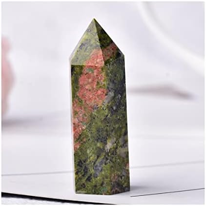 NoBRIM 1pc Zelena kristalna piramida za zaštitu kristala Kamene i kristali Obelisk kućni ukras DIY poklon