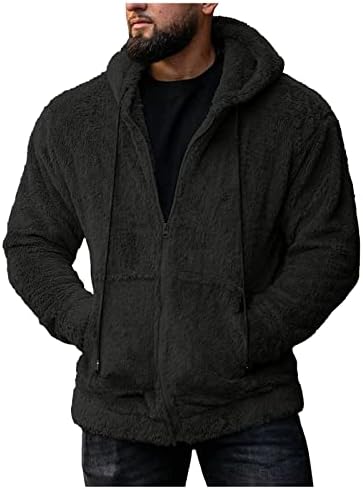 ADSSDQ Zip up hoodie muškarci, plažni kaputi muškarci dugih rukava zima plus veličina modna ugrađena