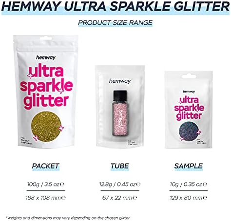 Hemway Premium ultra iskra blista višenamjenska metalik pahuljica za umjetničke zanatske nokti kozmetike Resin