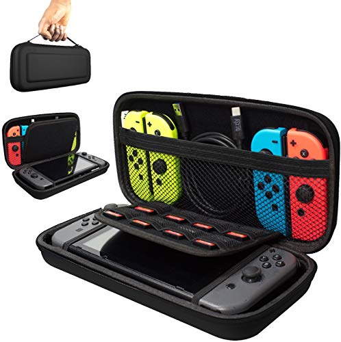 QH Nintendo Game Pack Nintendo Portable Travel Bag Black Classic Game Pack, Škot-otporan na zaštitu Nintendo Eva
