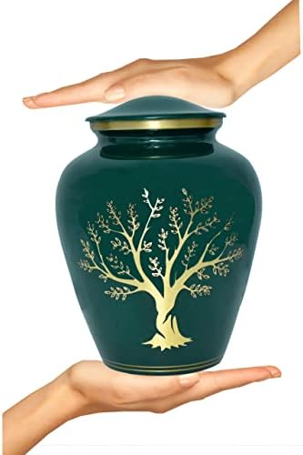Bold & Božansko stablo života kremiranje urn | Memorijalni urn za odrasle u ljudskim pepelom, sahrani, pogrebne