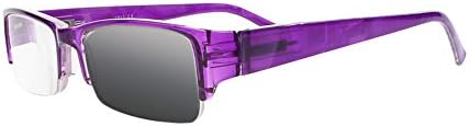 Elegantne šarene prelazne naočare za čitanje sa Poluobodom Fotohromne UV400 naočare za sunce čitači