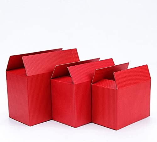 SHUKELE LPHZ914 5kom / 10kom crvena kutija valovitog papira mala kutija za pakovanje sitnica Poklon