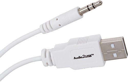 Clearclick USB audio kabel za snimanje - zapis iz kasete traka, vinilnih gramofona za snimanje - 3,5 mm,