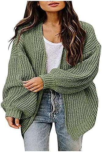 Prdecexlu Otvoreni džemperi s dugim rukavima Žena Trendy haljine zimski džemperi bez ogrlice debeli fit