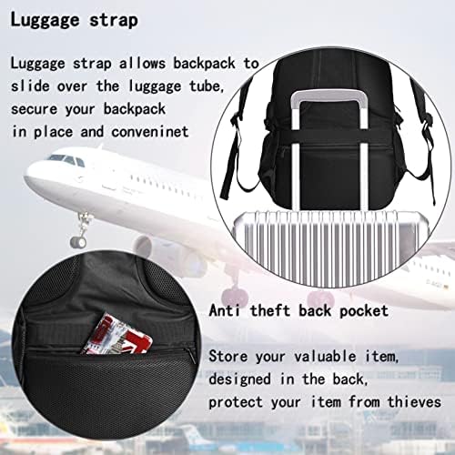 Američki orao zastava USB putovanja ruksak za laptop, otporni na vodu, casual pasfack Računar torba