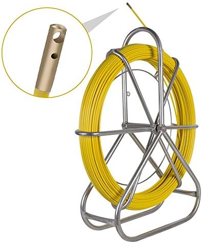 Riblji traka od fiberglasa koluta žičana kabela kabela za trčanje duct duct rodder ribnjak puller 6mm