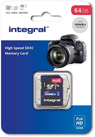 Integral 64 GB high Speed SD V10 UHS-I U1 memorijska kartica