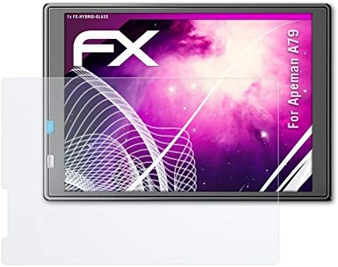 ATFolix plastični stakleni zaštitni film kompatibilan sa APAMAN A79 zaštitnikom stakla, 9h hibridnog stakla FX-a zaslon za stakleni ekran plastike