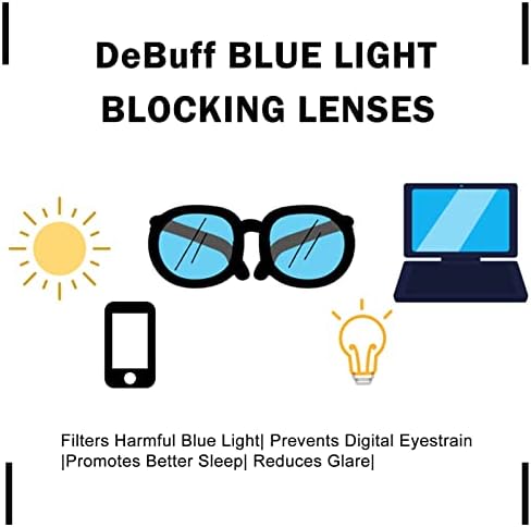 Debuff naočare za blokiranje plavog svjetla - 3 pakovanja naočare za kompjuterske igre za žene
