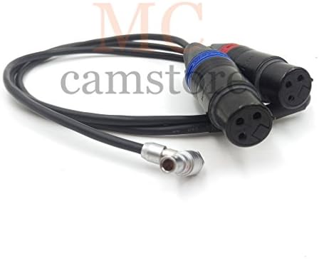 Mccamstore Alexa Mini Dual Audio kabel - desni ugao 5Pin do 2 x 3Pin XLR žensko 40