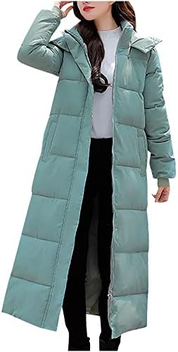 Daseis debeli topli prekrivani kaput, plus veličina dugih rukava žena Ženska šetnja zimskom