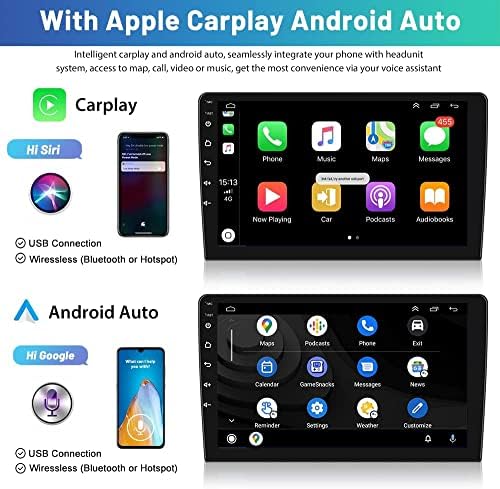 10.1 inčni dodirni ekran dvostruki Din auto Stereo bežični Apple Carplay Android Auto, 2+32GB