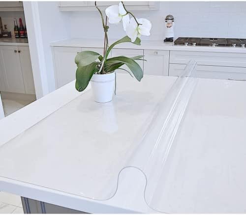 Byson PVC pokrivač za stol 24 x 48 inča 1,5 mm Debeli vodootporni zaštitnik vinil trpezarijski stol