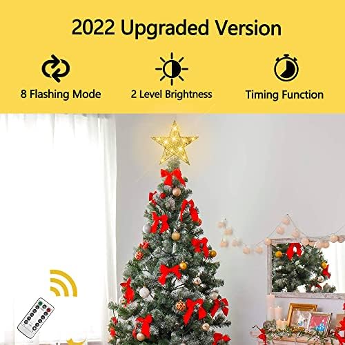 Raxurt Božićno stablo, 40 LED 11 inča USB osvijetljenog stabla stajališta sa daljinskim upravljačem