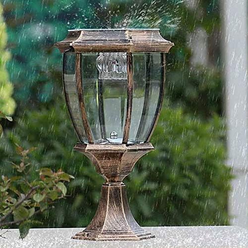 Stjecanje vanjskog stup svjetiljka europska vila zidova vodootporna kućna okućnica dvorište svjetlo