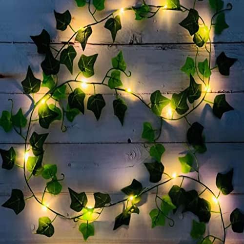 TFGK LED žičana svjetla,svjetlo za biljke zelenog vijenca s vinovom lozom na baterije, za Božićnu svadbenu