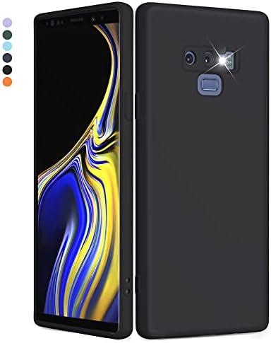 za slučaj Samsung Galaxy Note 9, silikonska futrola na dodir sa podstavom od mikrovlakana sa tankim zaštitnim