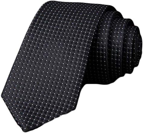 Andongnywell muške tanke uske kravate karirane kravate na tačku na pruge žakard tkane formalne haljine