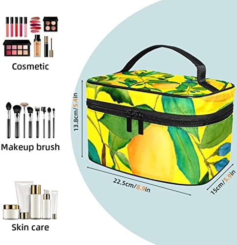 Voćni limun žuti šminka torbe za kozmetičke vrećice za žene djevojke patipper vrećica za šminku organizator