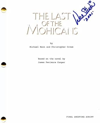 Wes Studi potpisao je zadnju mohikansku scenariju Mohicans - u kojoj glumi Daniel Day-Lewis, plesovi