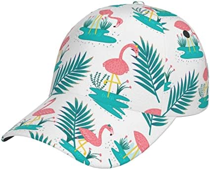 YNHXYFT Šareni DragonFlies šešir za muškarce Žene, ružičasta i zelena podesiva bejzbol kapa Jedinstveni
