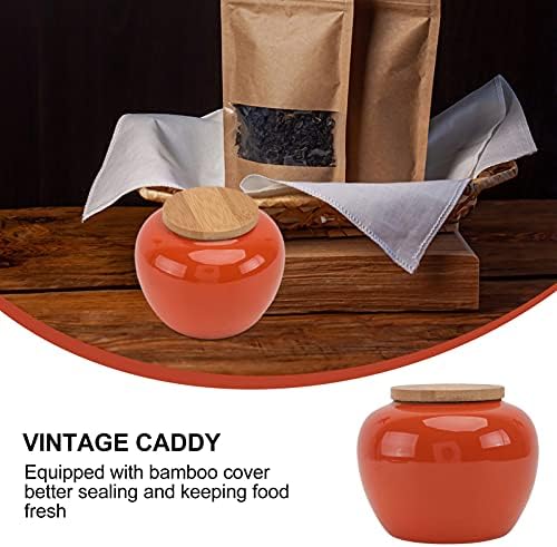 Alipis zaptivni Kuhinjski rezervoar labavi bambus čaj u stilu zrna limenke bombona zapečaćena Retro sol